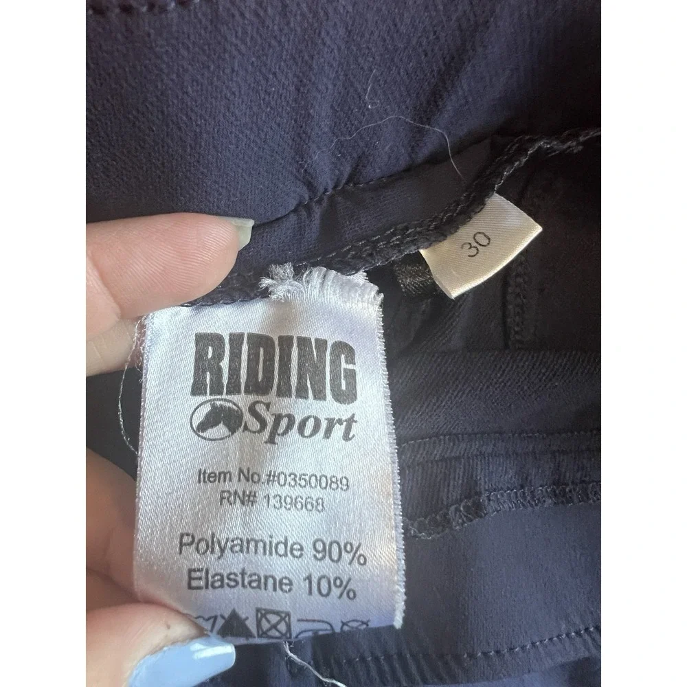 Riding Sport Womens 30 Grand Prix Silicone Full Seat‎ Blue Equestrian Riding - Picture 3 of 3